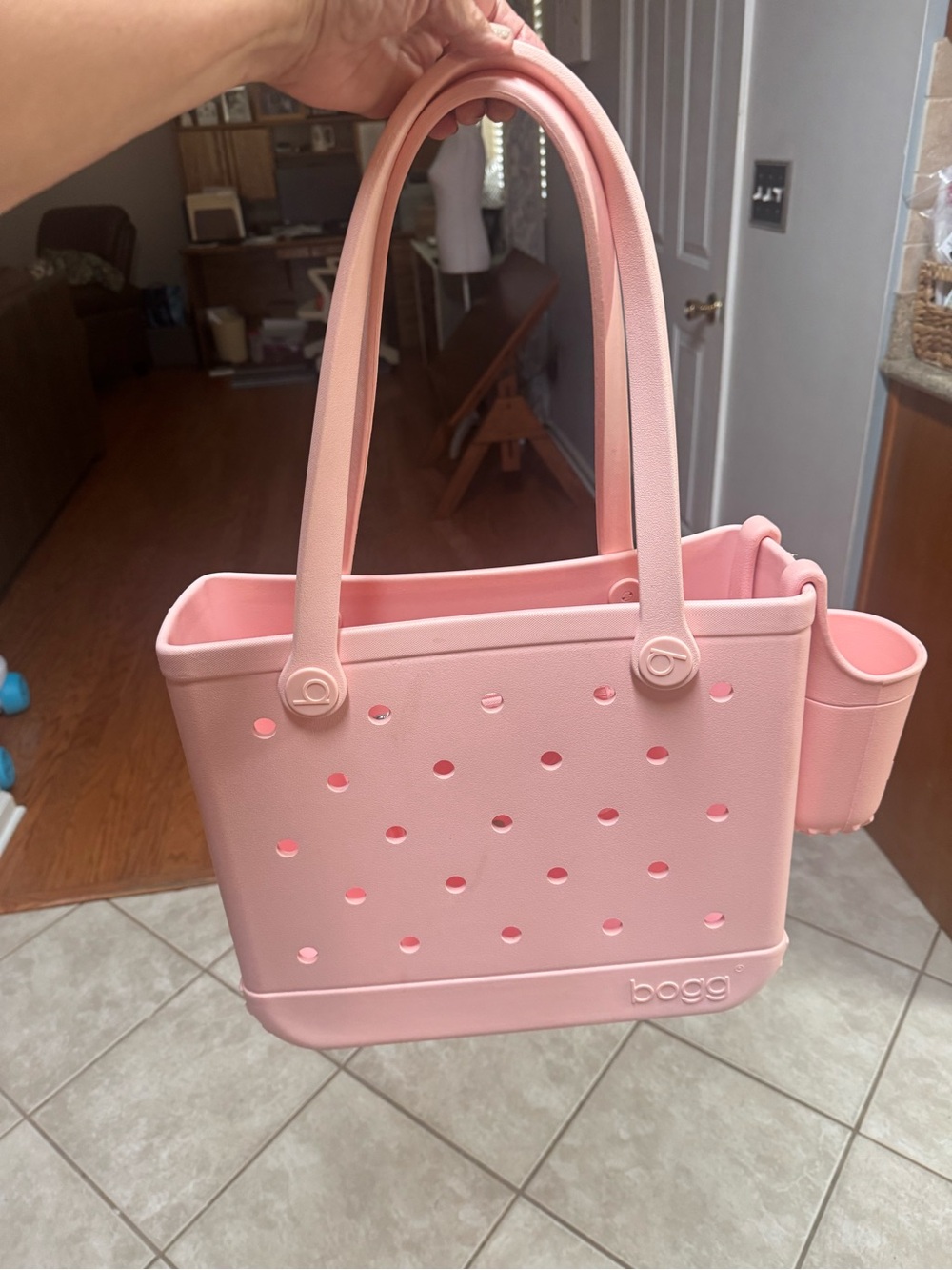 Bogg Bag with accessories Classic Tote in Light Pink